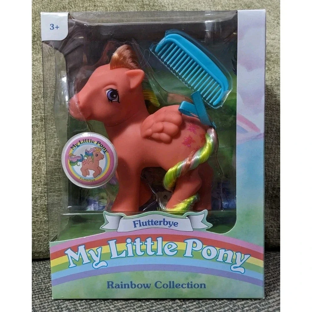 My‎ Little Pony Basic Fun Flutterbye 2018 Rainbow Collection Retro MLP NEW